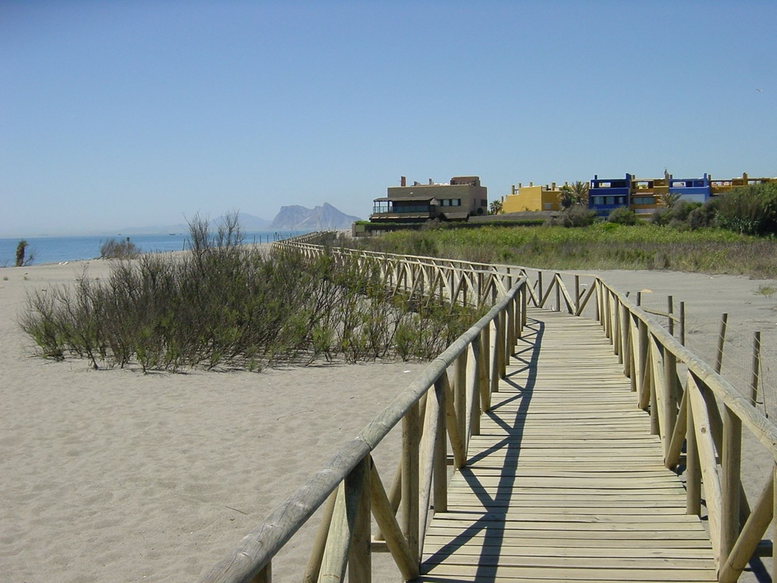 Puente sobre la laguna de Guadiaro, en San Roque