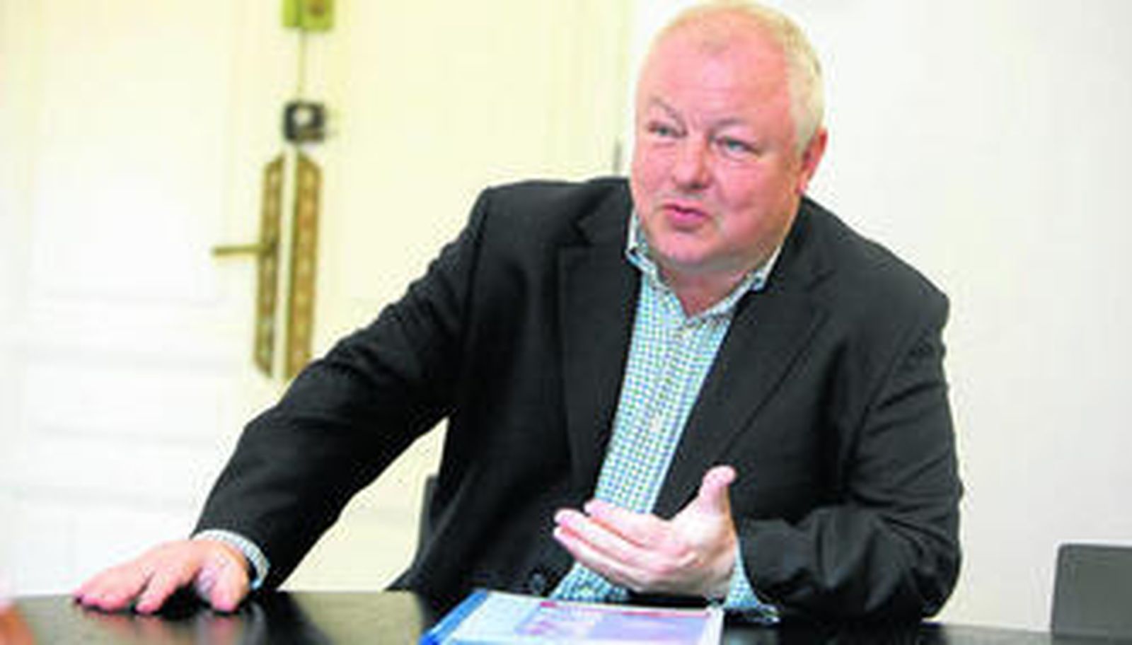 Ángel de la Fuente, director de Fedea, en la Cámara de Comercio de Sevilla.