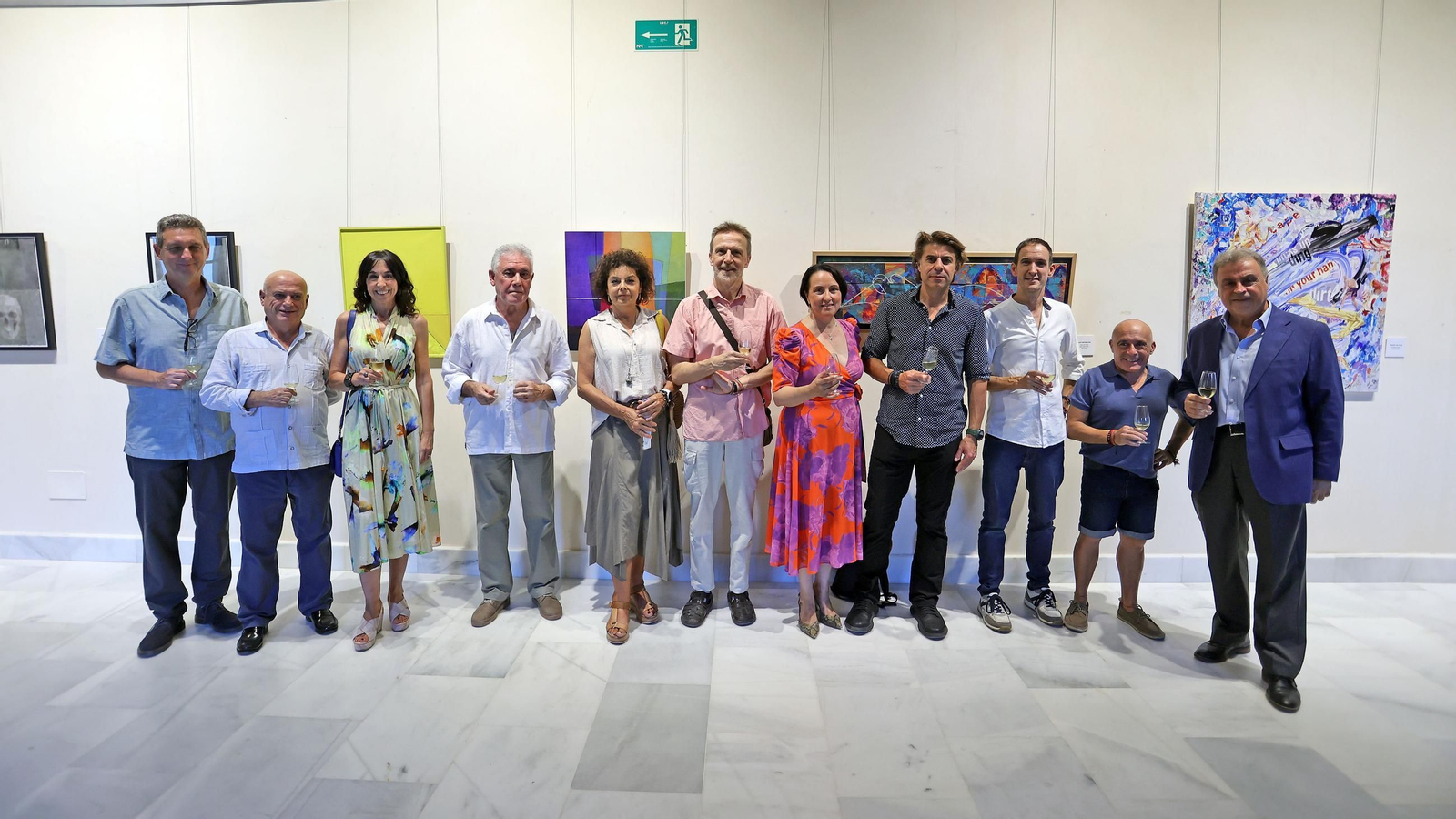 Imágenes de la exposición 'Esencias que unen' a Haro y Jerez