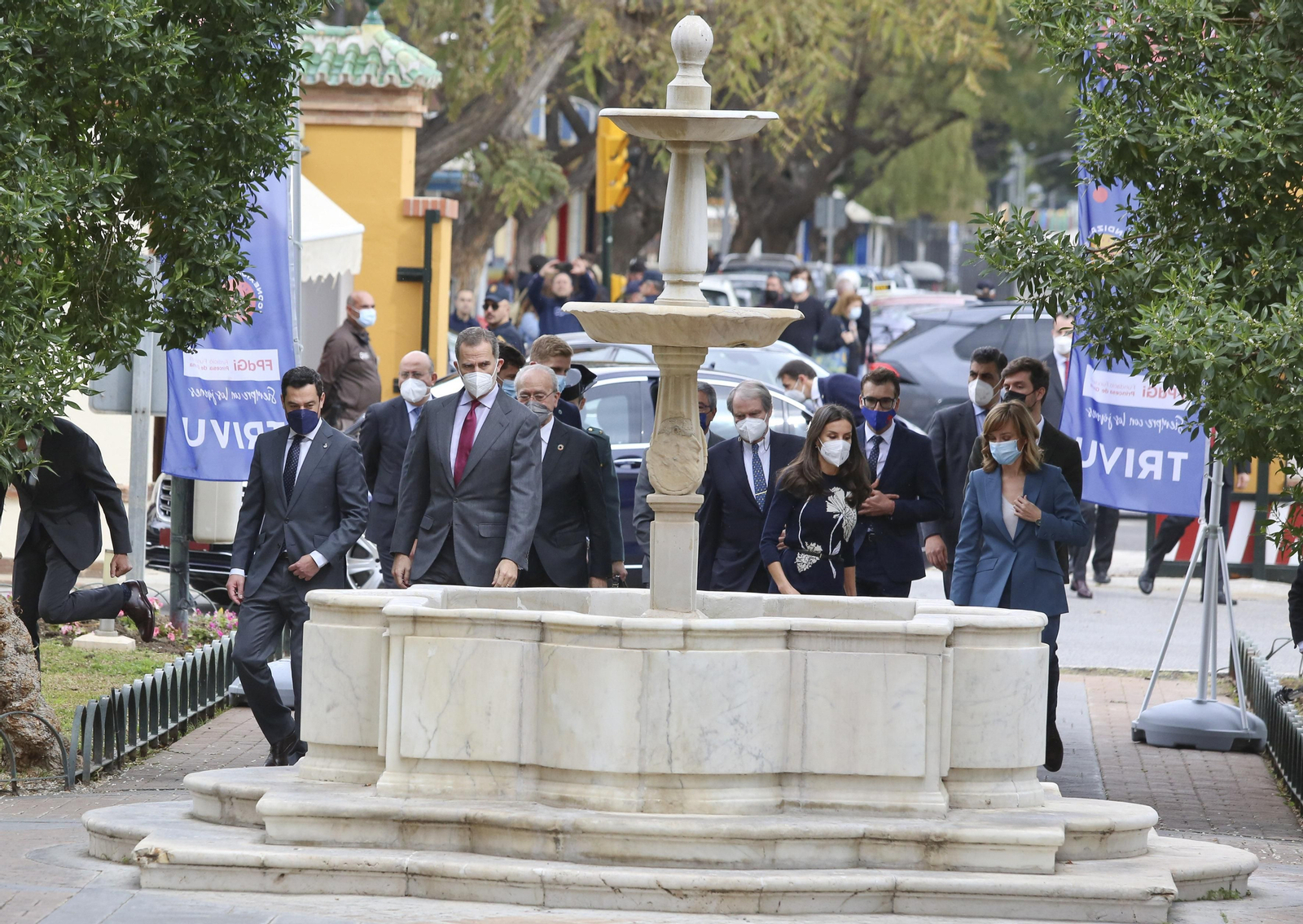 La visita de los Reyes a Málaga, en fotos