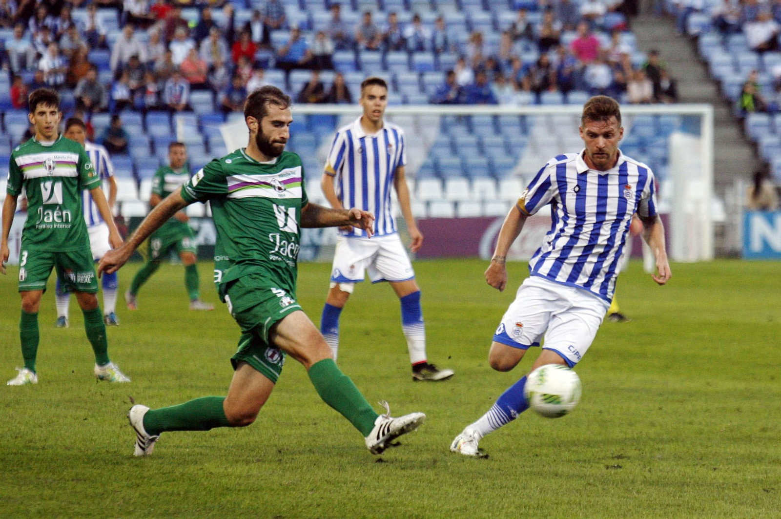 Foto de archivo. Recre - Mancha Real, temporada 2016/2017