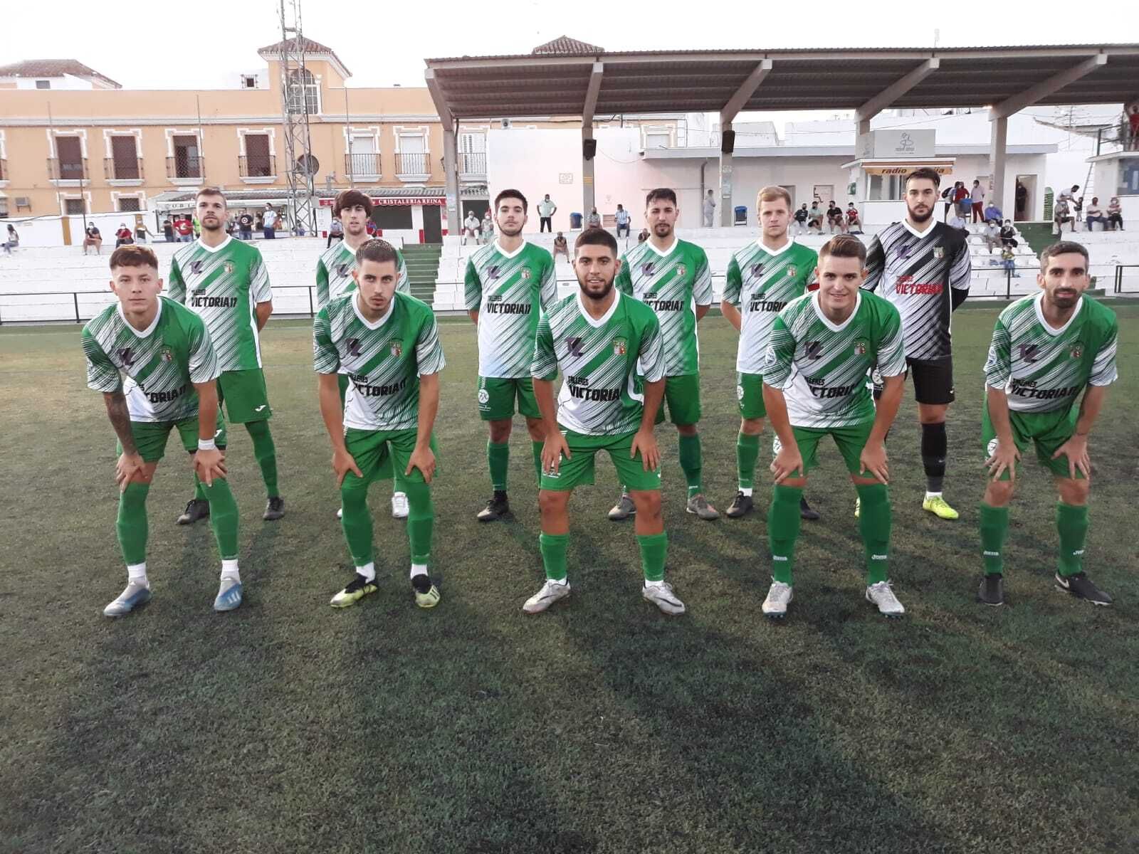 Formación inicial que presentó el Guadalcacín en Lebrija.