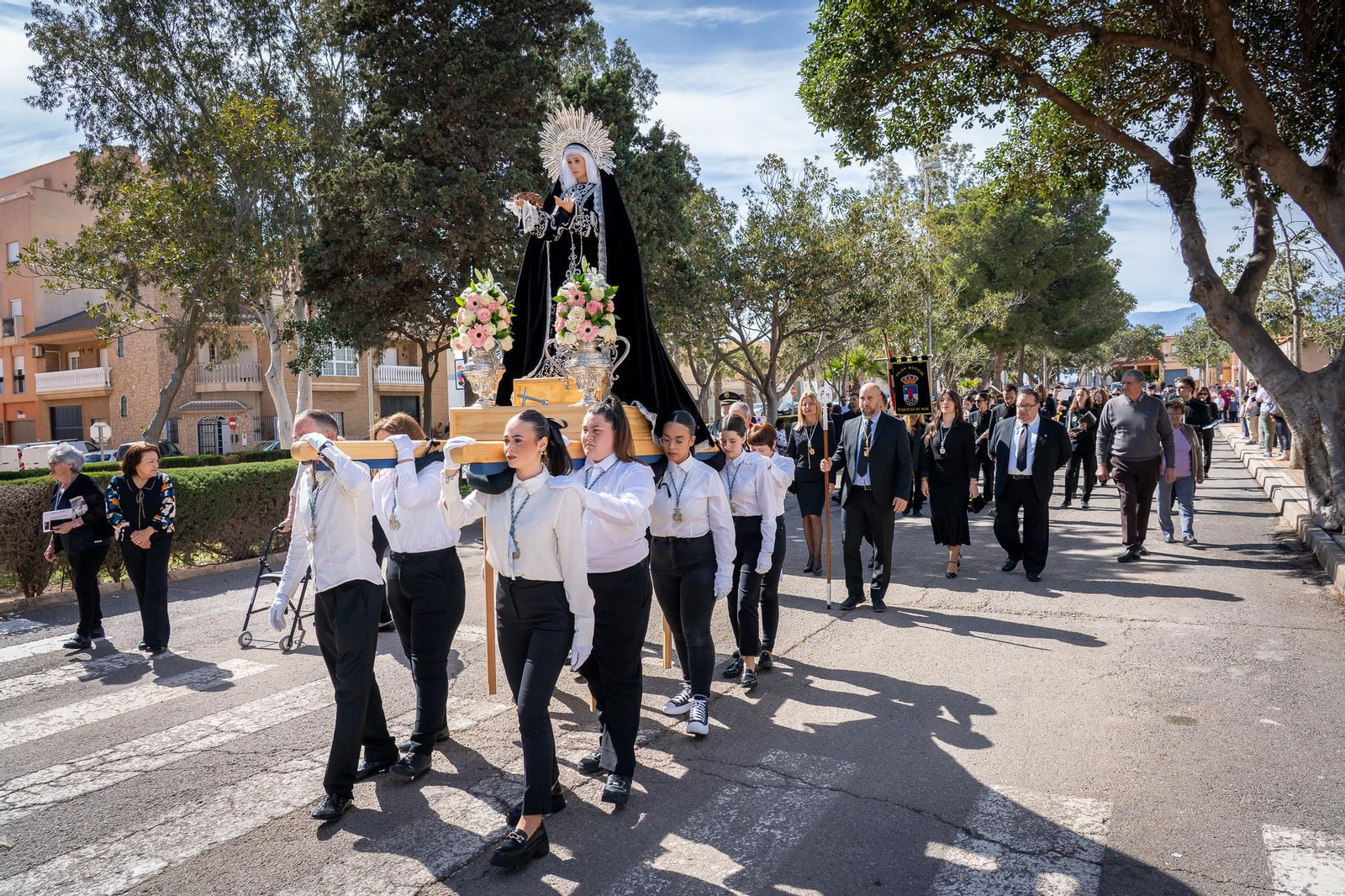 El Viernes Santo en la Semana Santa de Roquetas de Mar 2025