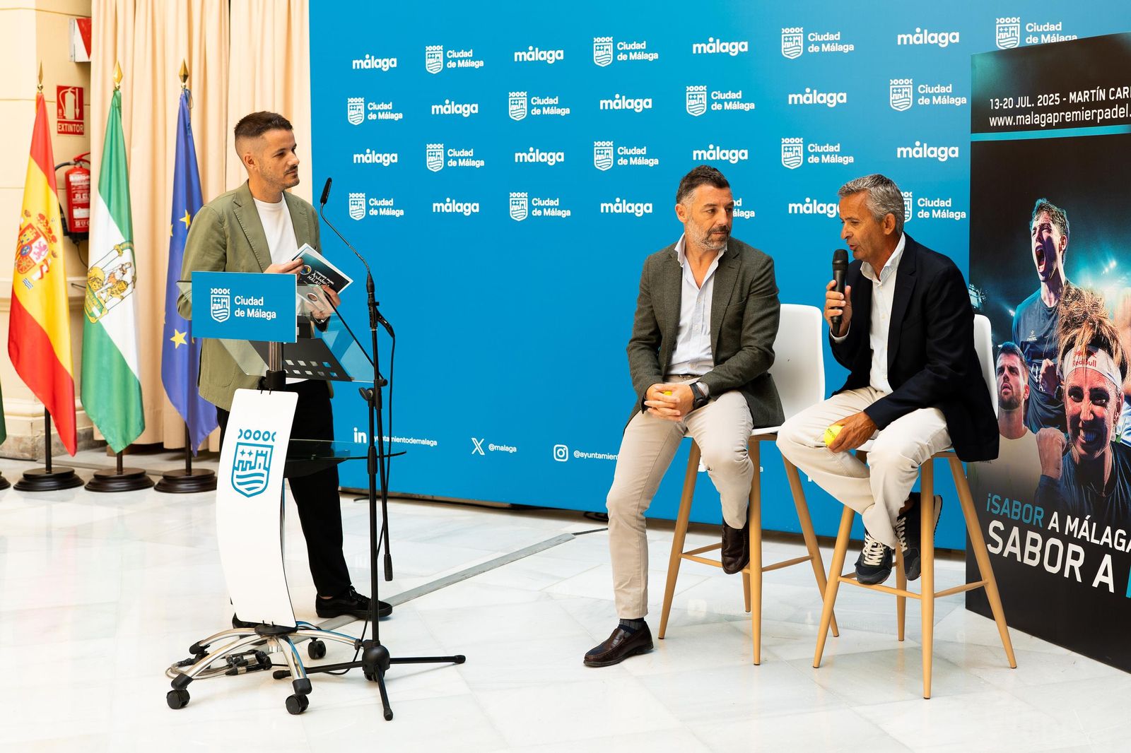 El Premier Padel de Málaga fue presentado: fotos del evento