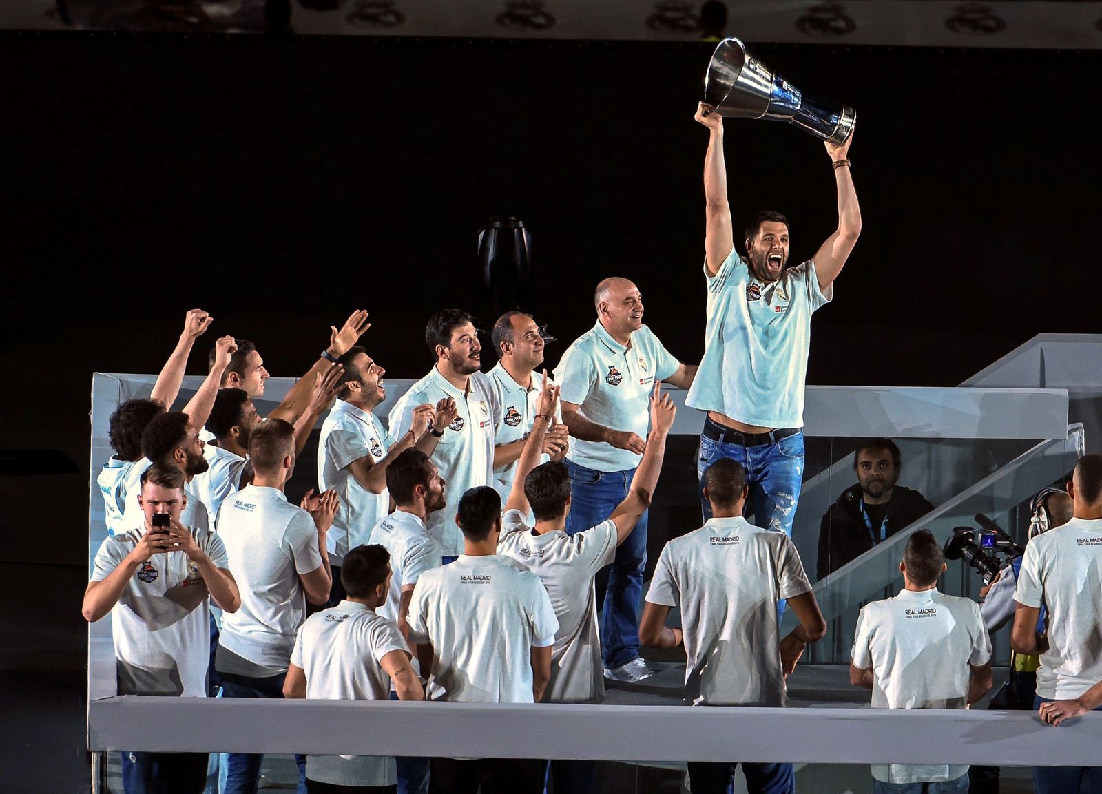 El Real Madrid celebra su decimotercera Champions