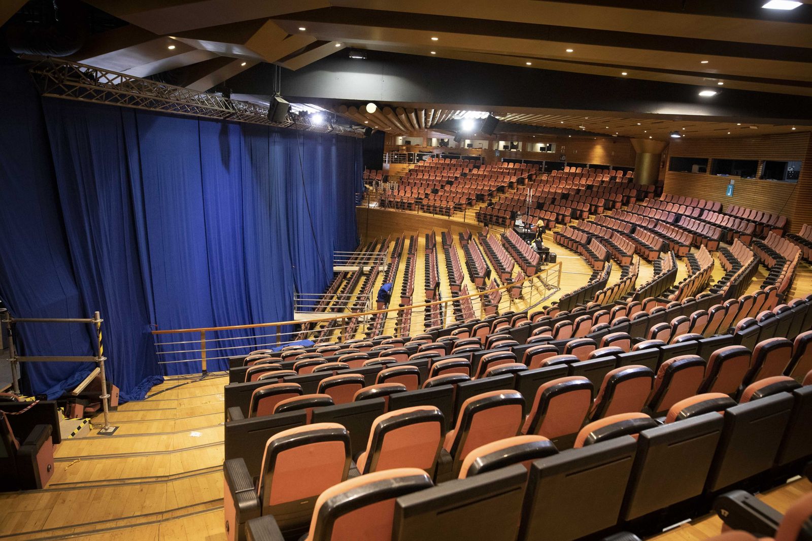 Sala García Lorca del Palacio de Congresos, donde se celebrarán las dos cumbres en Granada