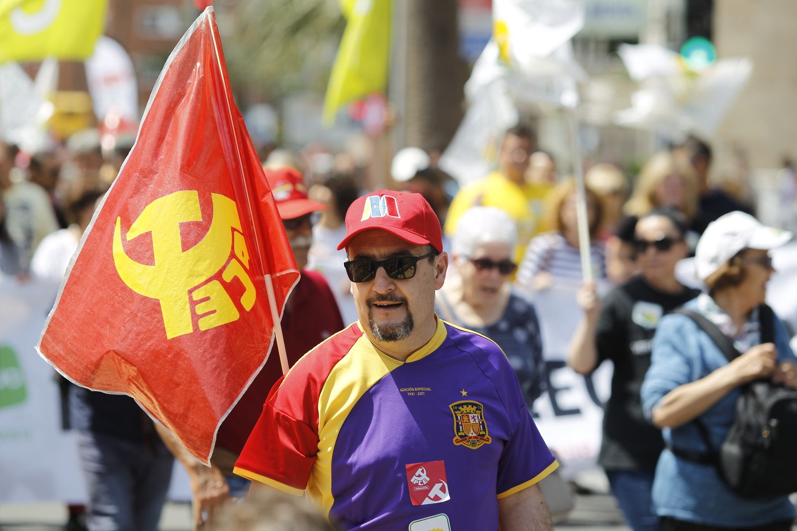 Fotogalería Manifestación del Primero de Mayo. Día Internacional de los Trabajadores. Almería