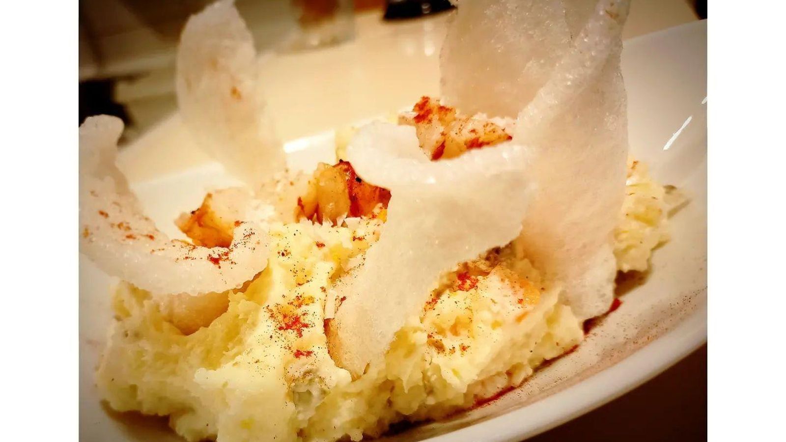 Ensaladilla de gambón con alcaparras