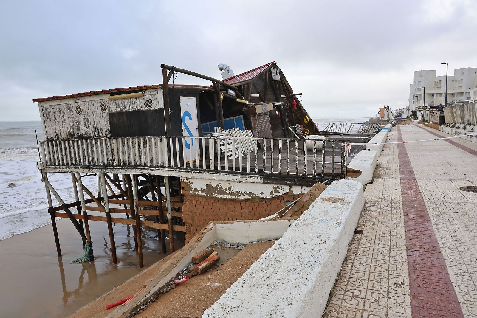 Las fotografías de los daños en Matalascañas