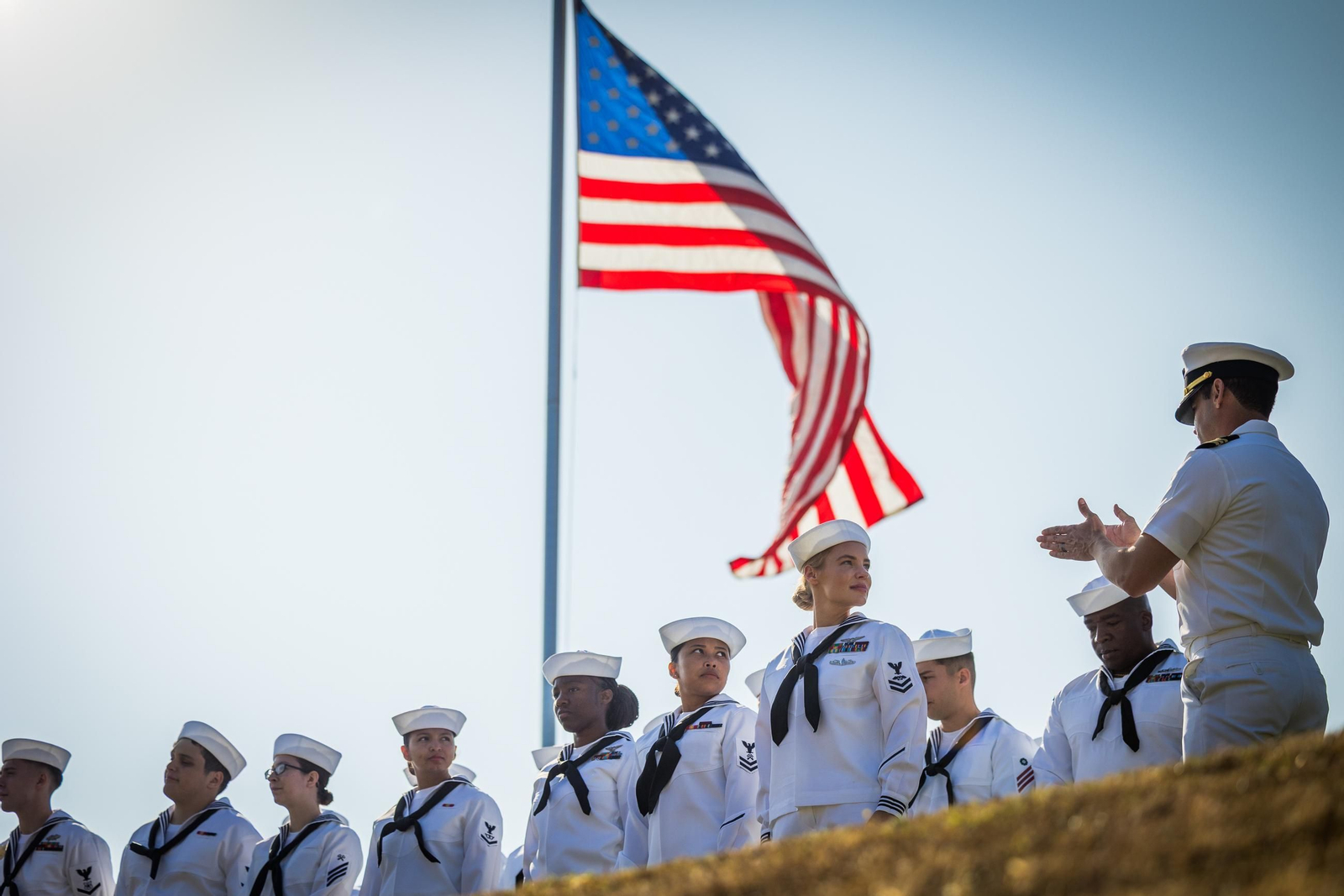 Las imágenes de la ceremonia de cambio de mando de EEUU en la Base de Rota