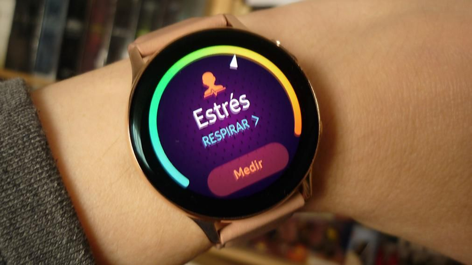 Análisis del Samsung Galaxy Watch Active2: app de control del estrés