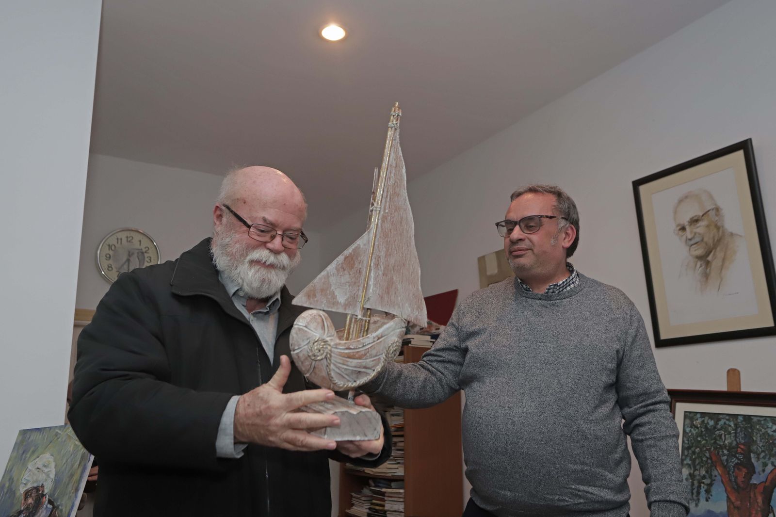 Carlos Gómez de Avellaneda durante el 25 aniversario del Ateneo.