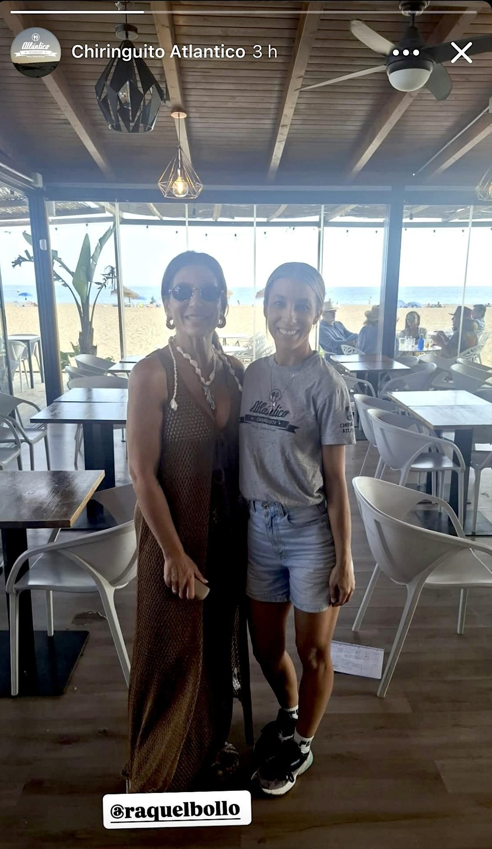 Raquel Bollo en Chiringuito Atlántico