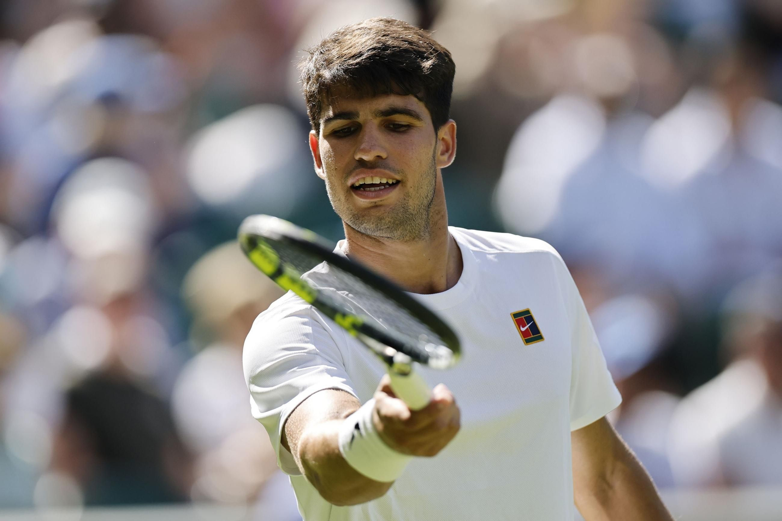 Las imágenes del debut de Alcaraz en Wimbledon y del resto de la jornada