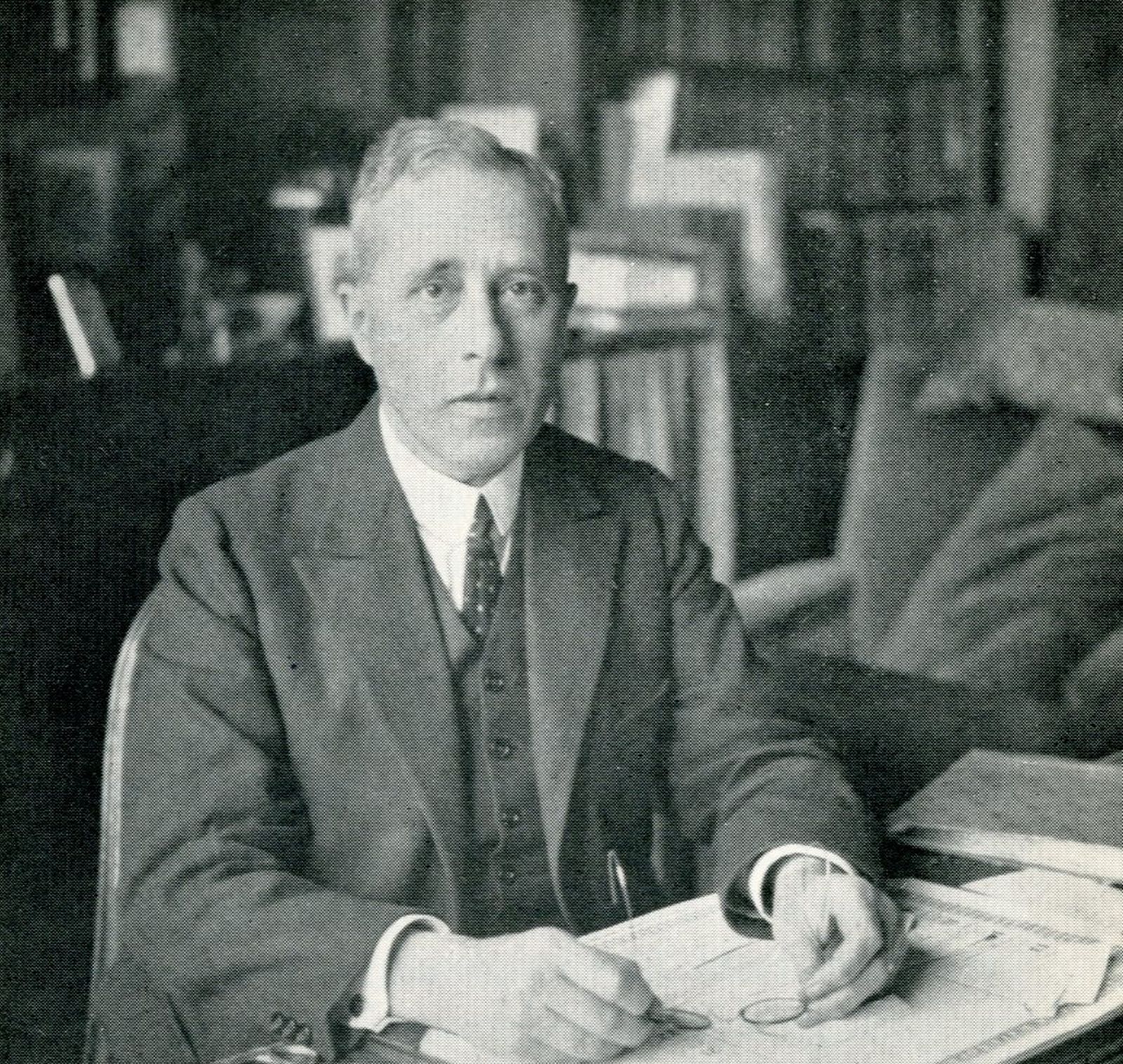 El historiador holandés Johan Huizinga. 1872-1945