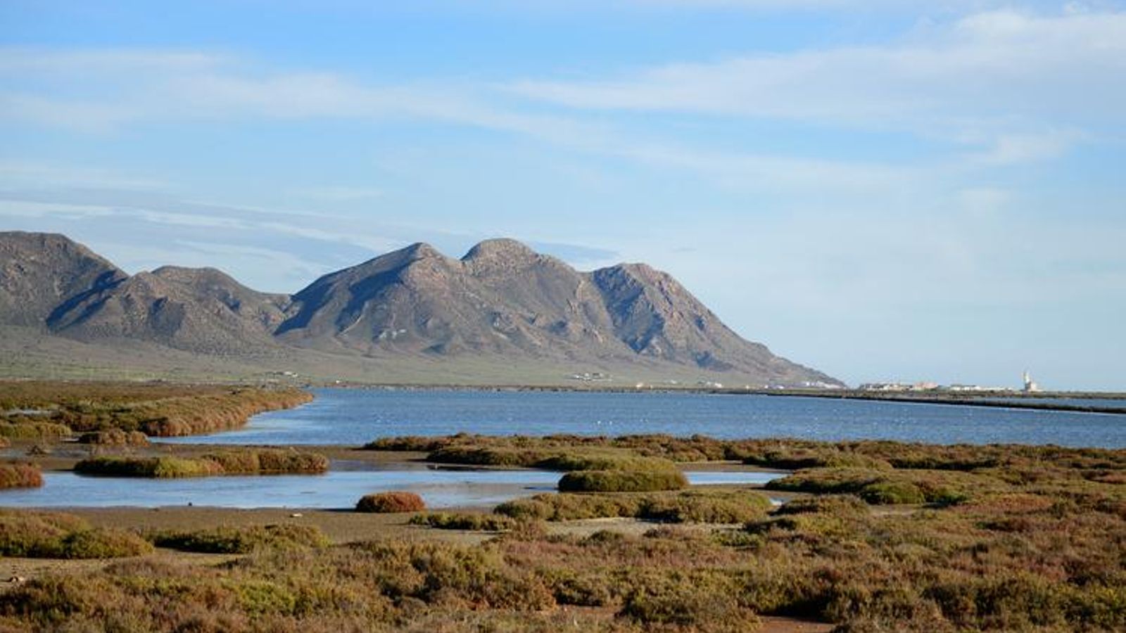 Las Salinas de Cabo de Gata.
