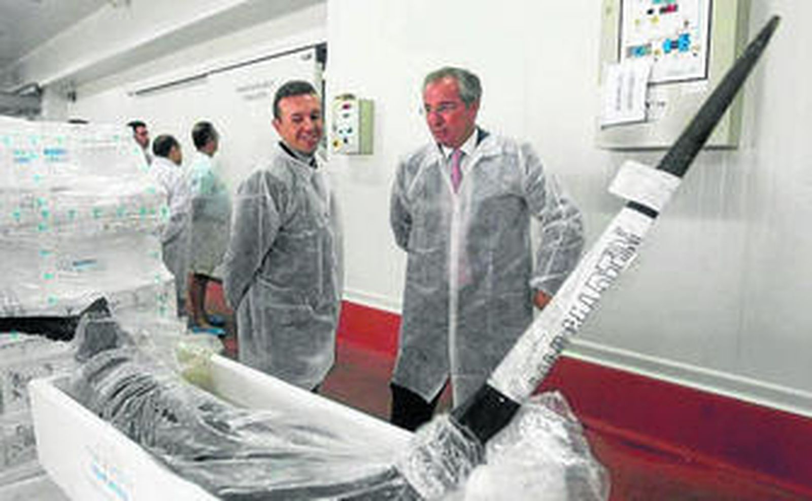 David Fernández y Javier de Torre, ayer en el PIF.