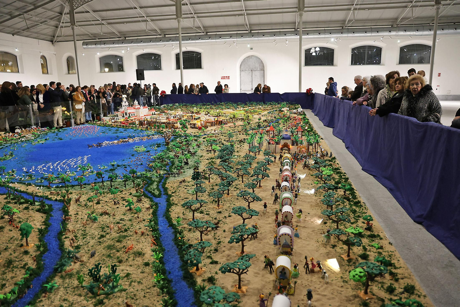 Imágenes del Belén de Playmobil más grande del mundo dedicado al Rocío