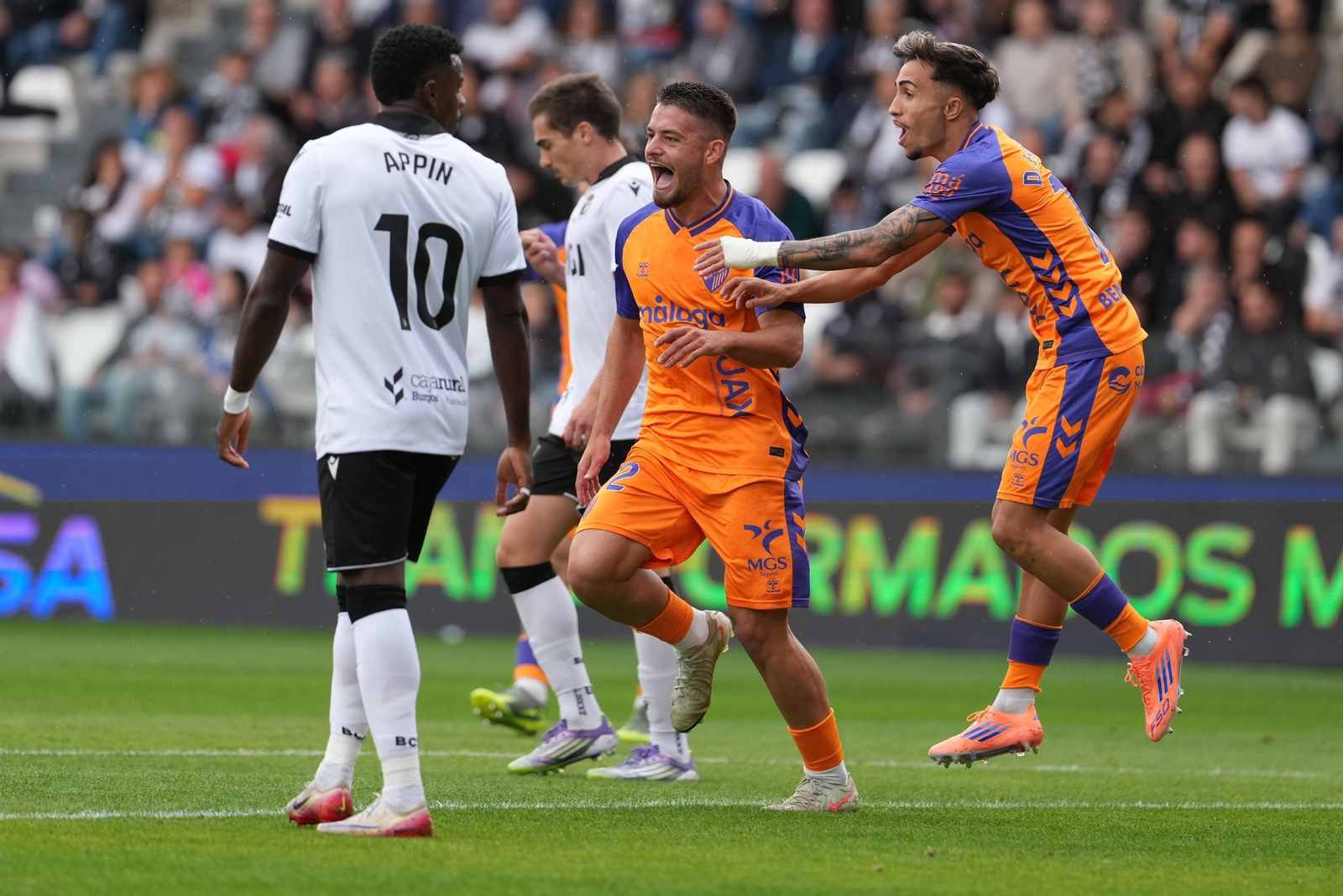 Las fotos del Burgos-Málaga CF