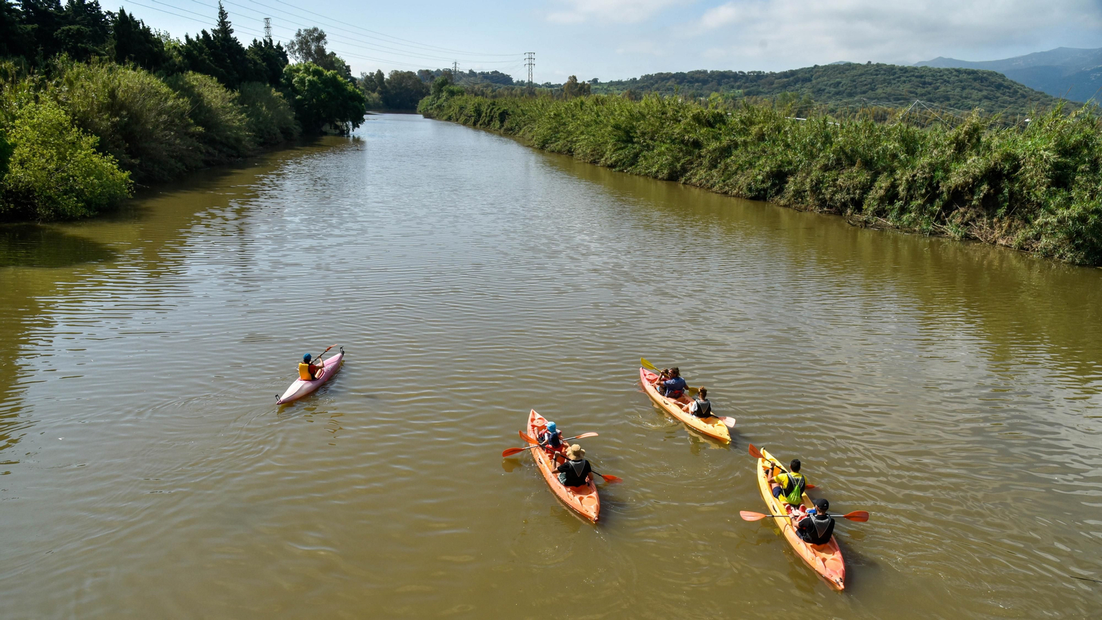 Ruta en kayak por El Palmones