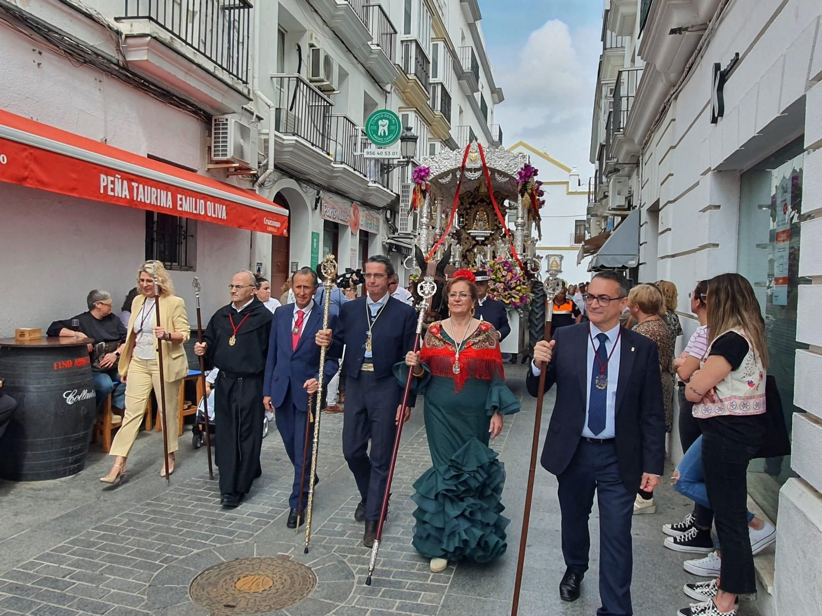Recorrido del Simpecado por algunas de las calles del centro de la ciudad.