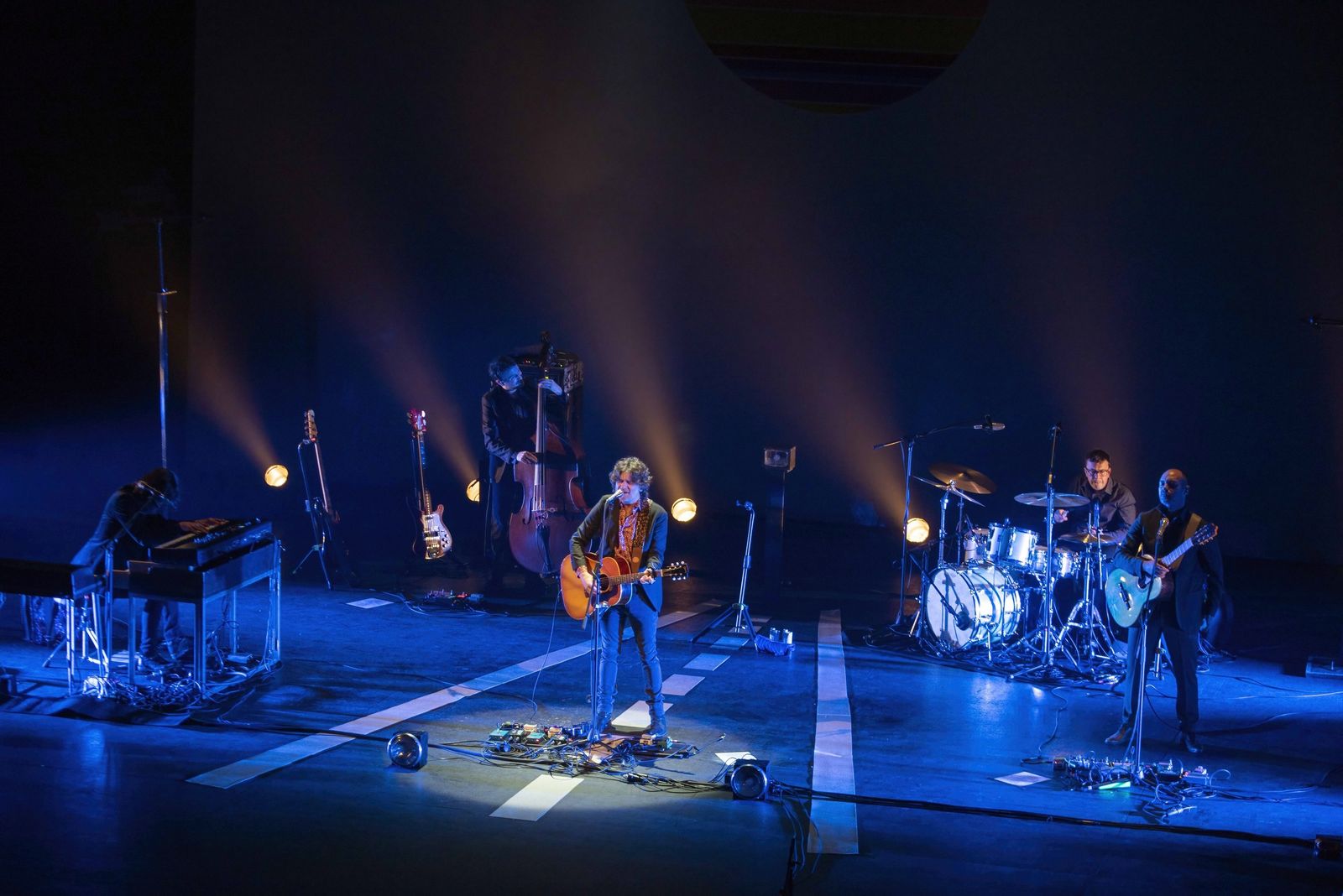 Quique González durante el concierto ofrecido el viernes en el Maestro Padilla.