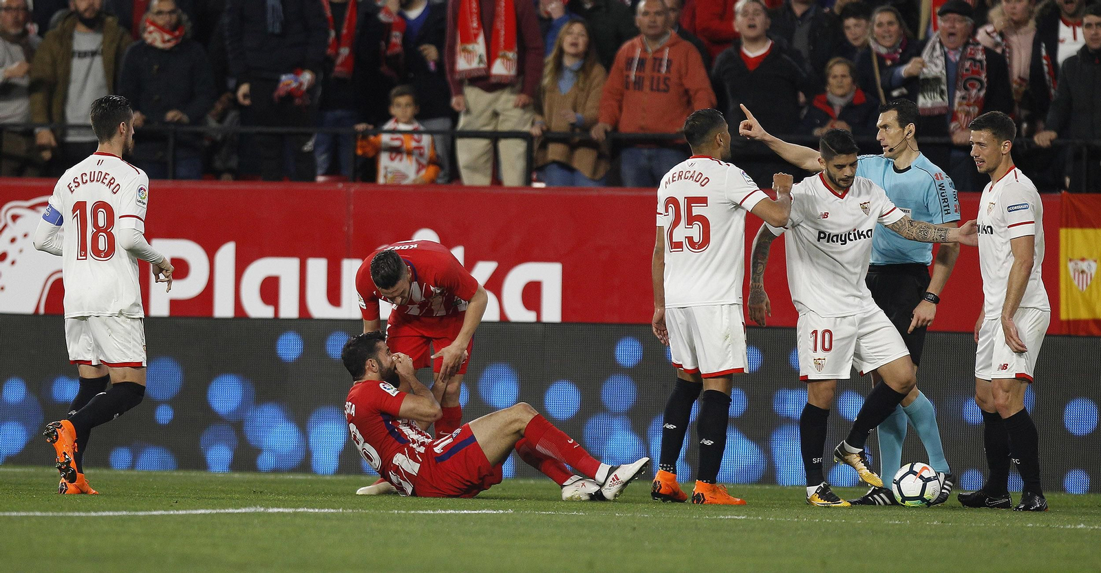 Las imágenes del Sevilla-Atlético de Madrid