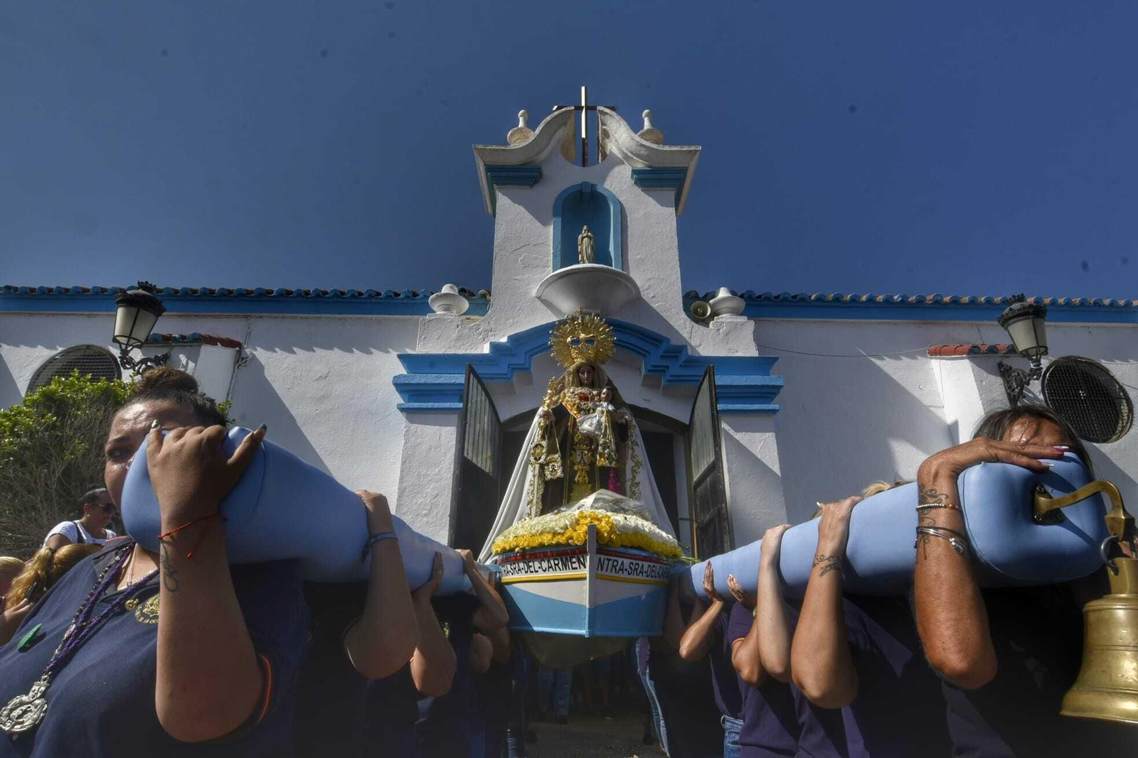 Las fotos de la procesión de la Virgen del Carmen en La Línea