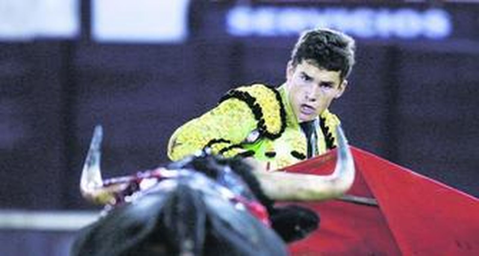 Daniel Luque, que fue el triunfador ayer en Colmenar Viejo.