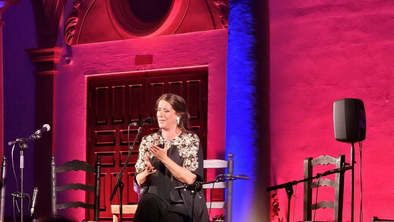 Argentina durante su actuación en la Abadía del Sacromonte la noche del sábado.