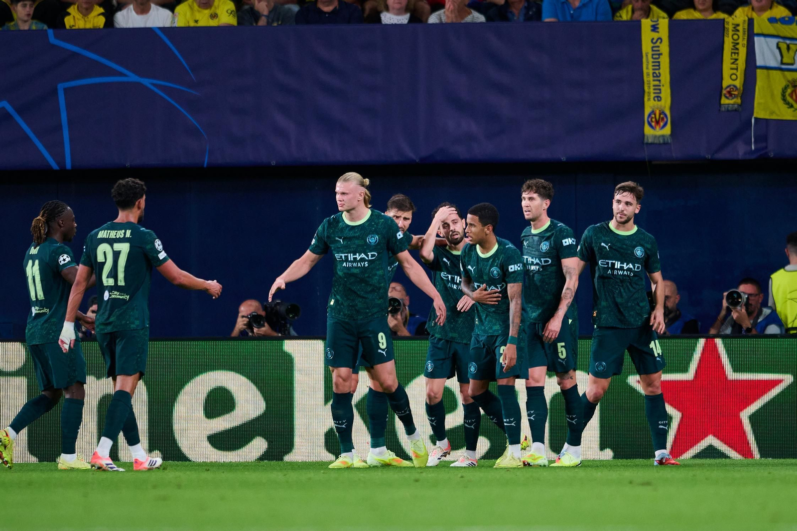 Las fotos del Villarreal-Manchester City