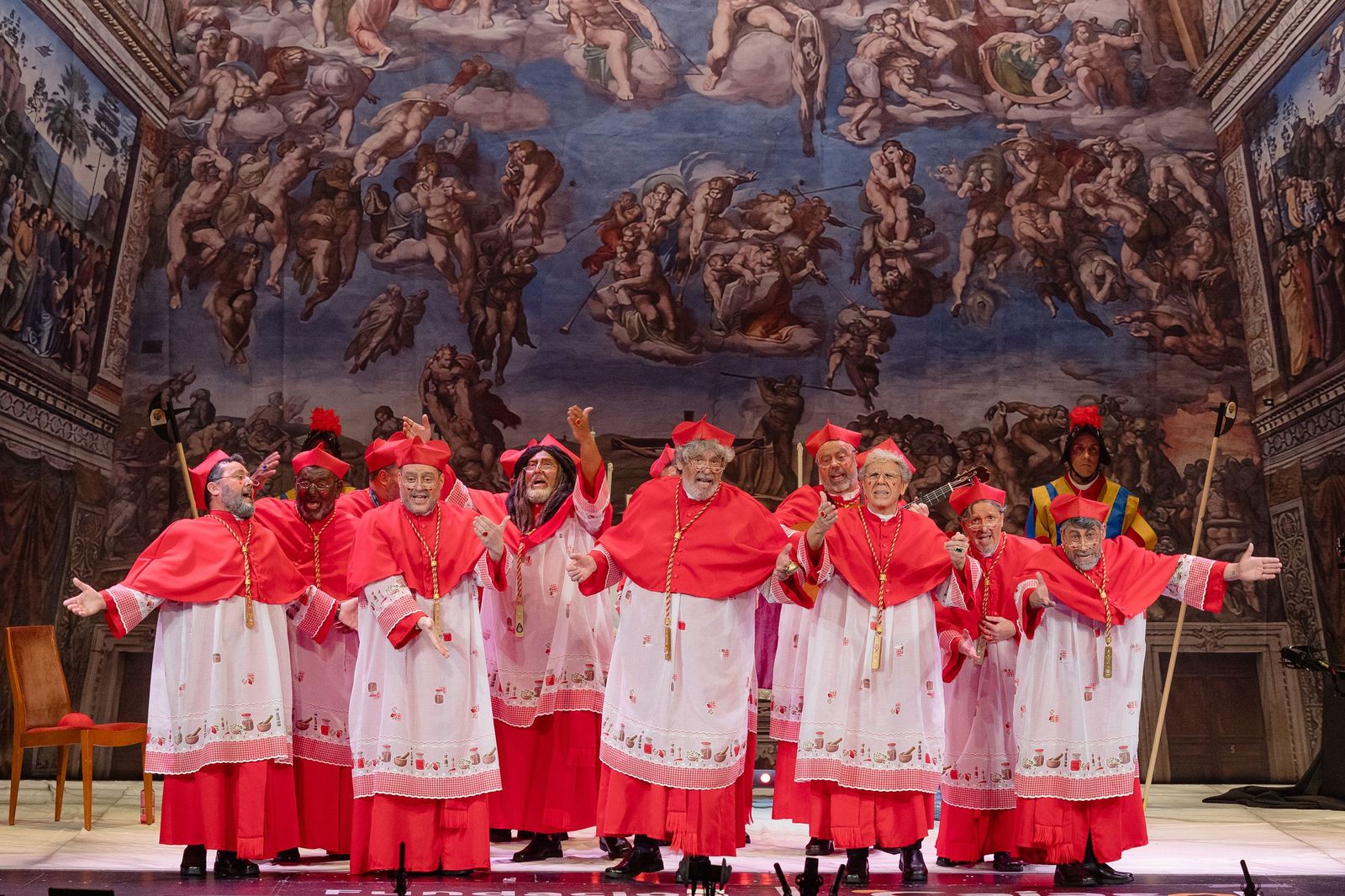 La chirigota 'Los que van a coger papa' en cuartos de final