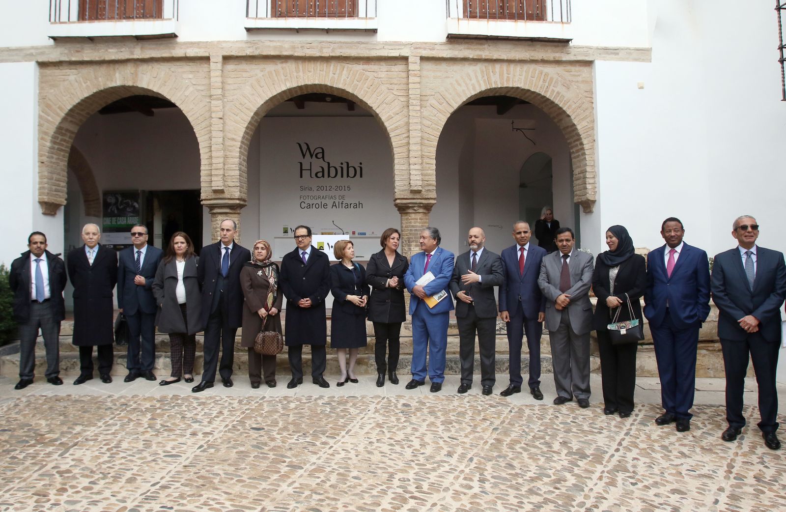 La visita de los embajadores de los países árabes al X aniversario de la casa árabe