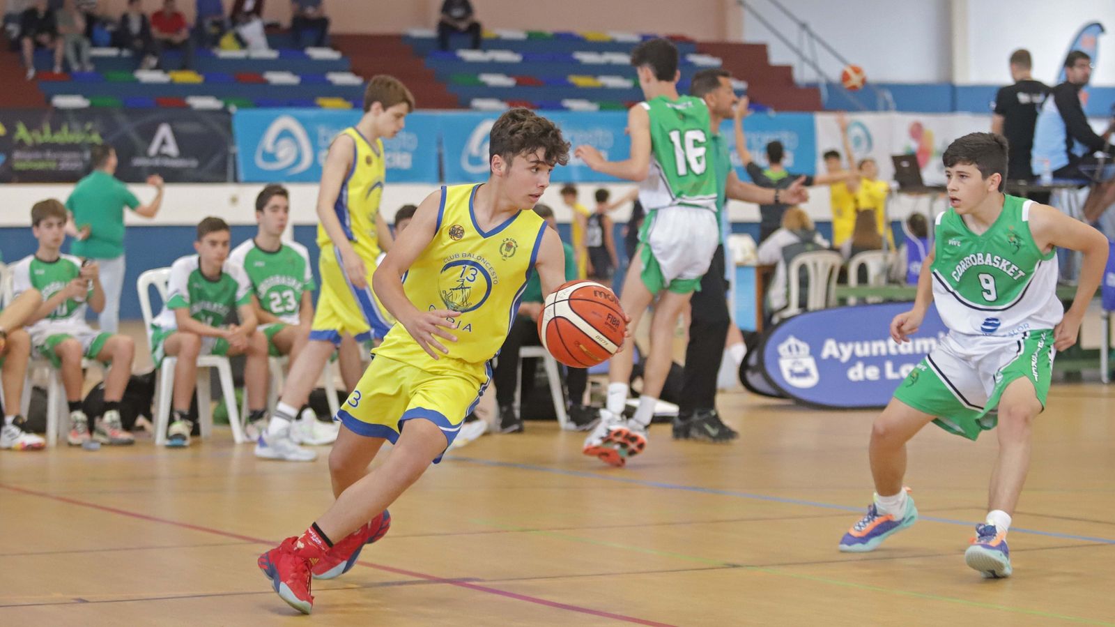 Tercera jornada del campeonato de Andalucía de Baloncesto infantil masculino en La Línea