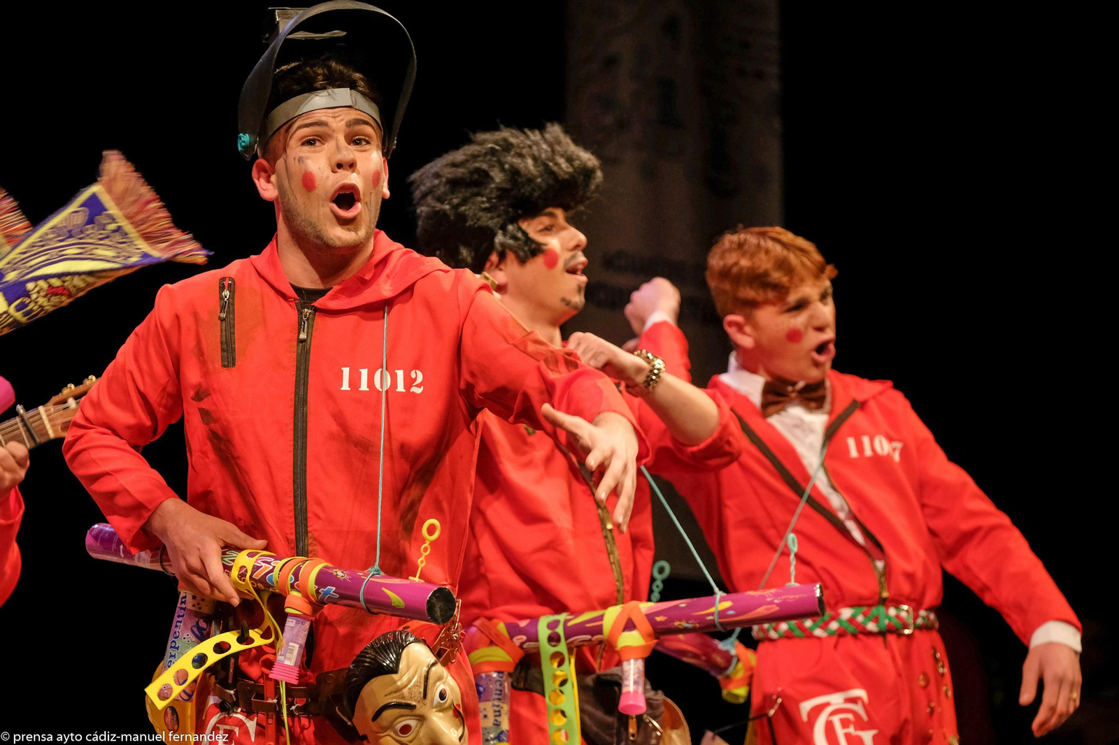 Chirigota La casa del papel colorao