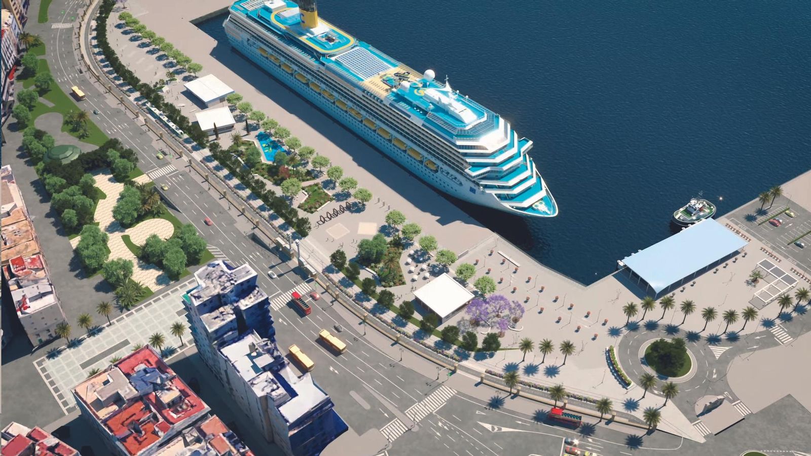 Diseño de cómo quedará todo el Muelle Ciudad.