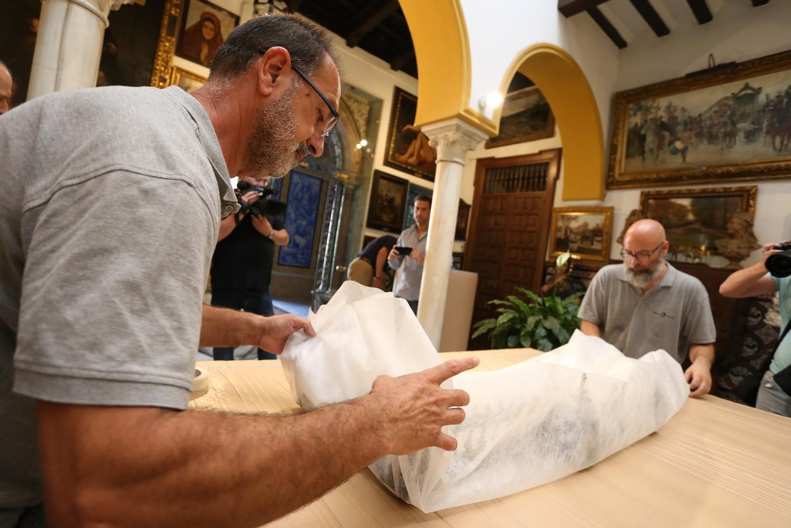 Traslado de la colección Bellver a la Casa Fabiola