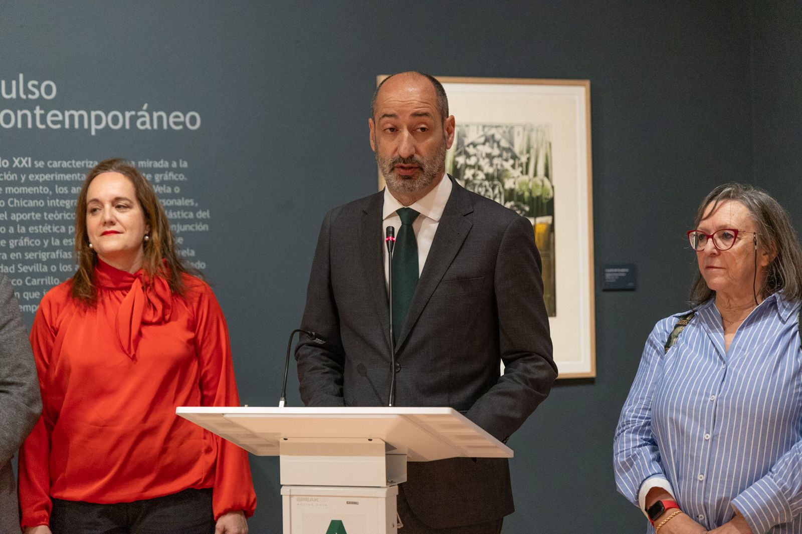 Inauguración de la nueva sala de exposiciones permanentes del Museo de Jaén con la colección de arte gráfico