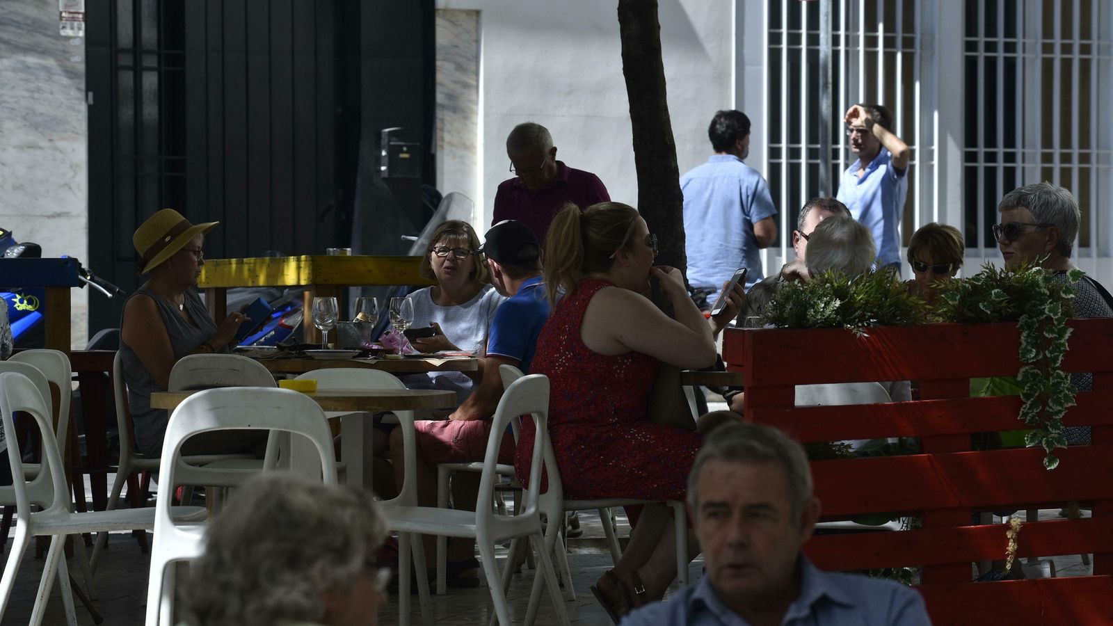 Zona central de la Puerta Real