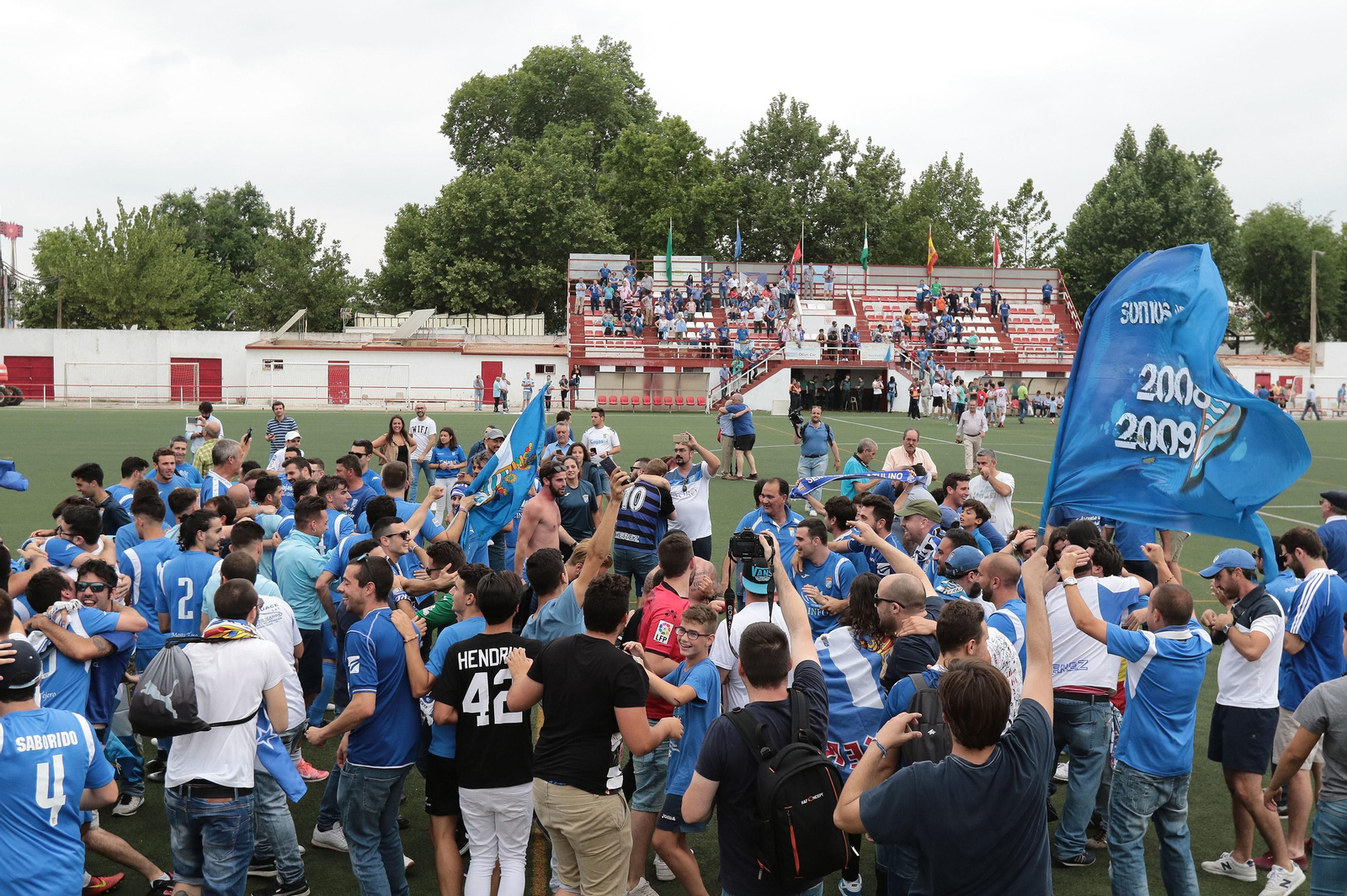 Las imágenes de la celebración del ascenso del Xerez CD a Tercera