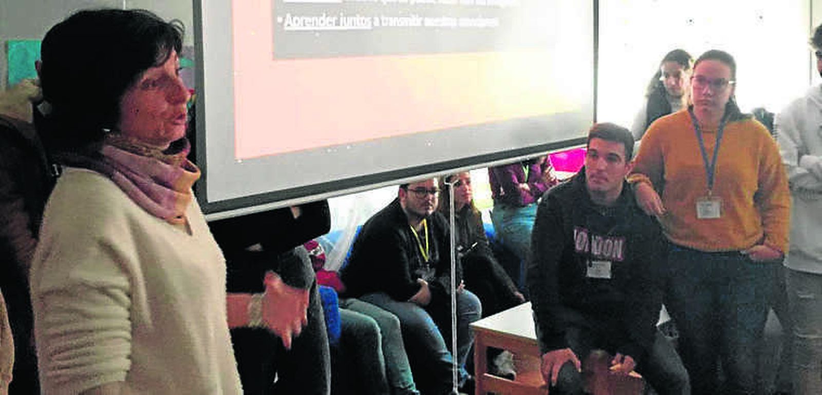 Uno de los encuentros del proyecto.