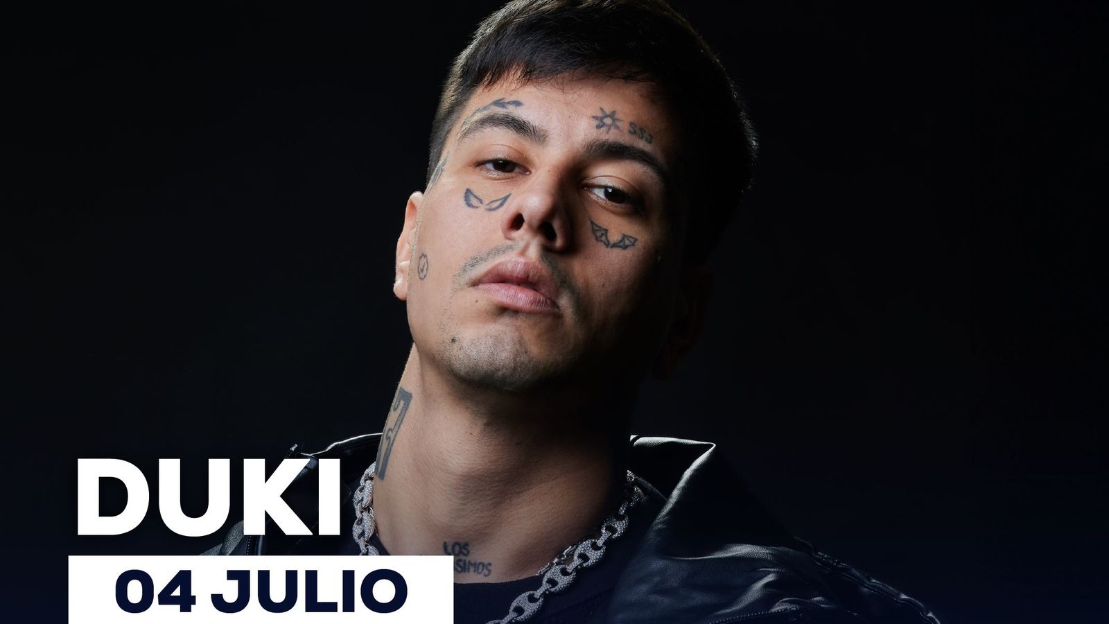 Cartel del artista argentino.