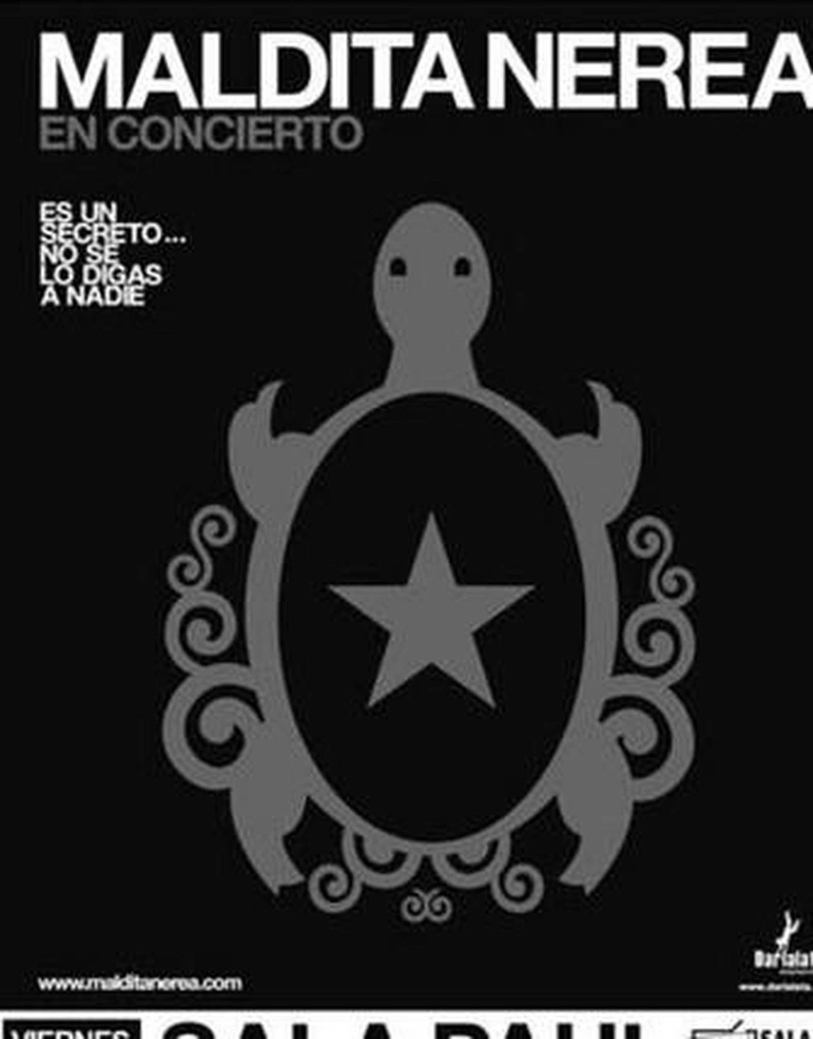 Cartel del concierto.