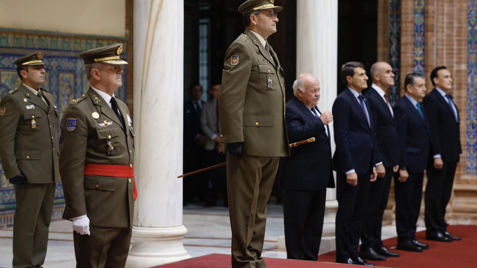 El JEME, Amador Enseñat, presidió el acto.
