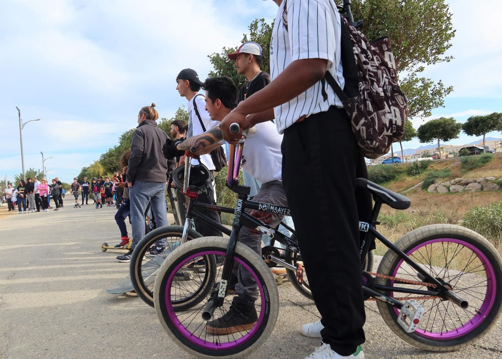 Inauguración del nuevo skate park en el Parque de la Rambla de Vera