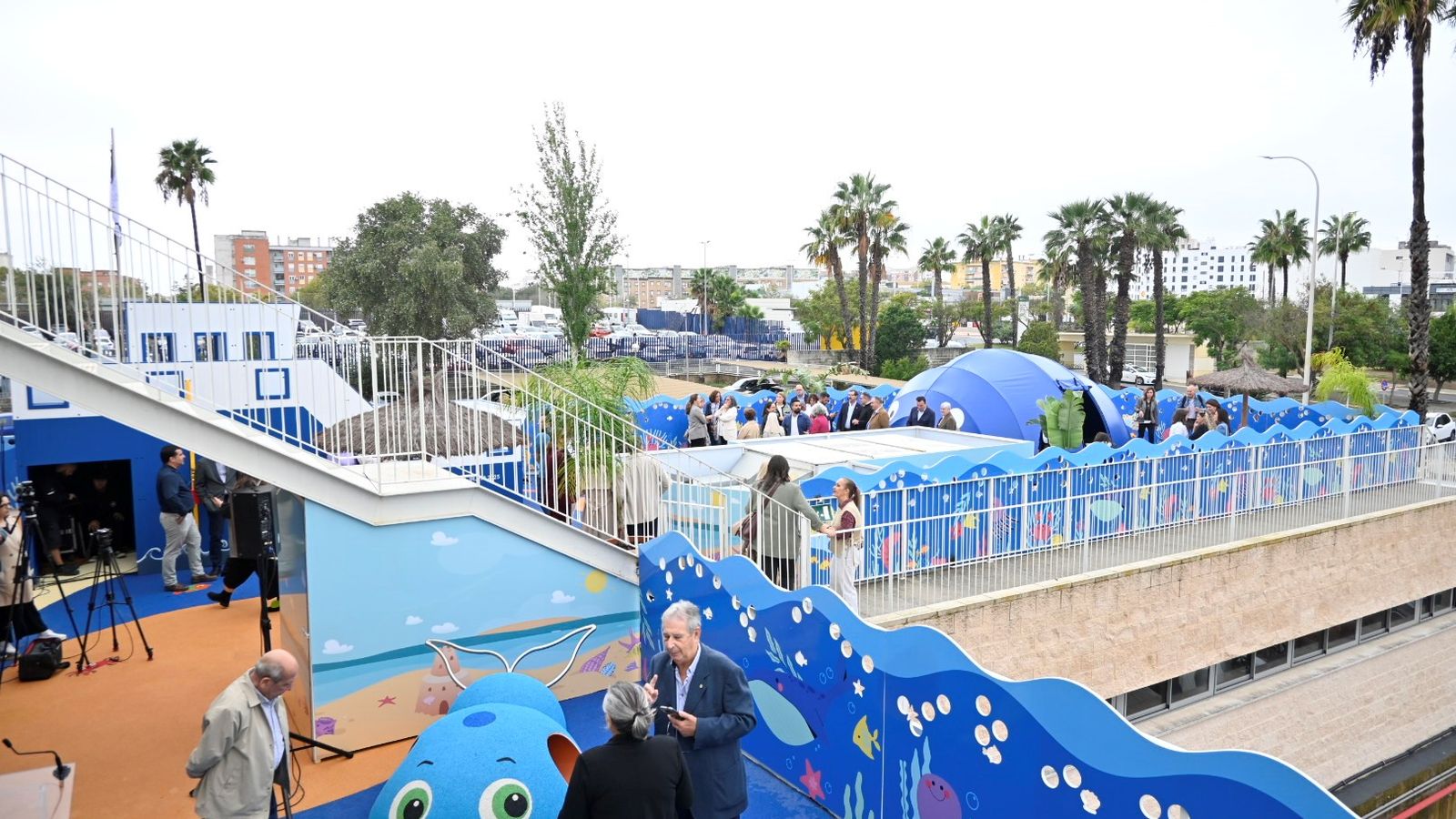 El Patio del Amor del Hospital Universitario Juan Ramón Jiménez de Huelva.
