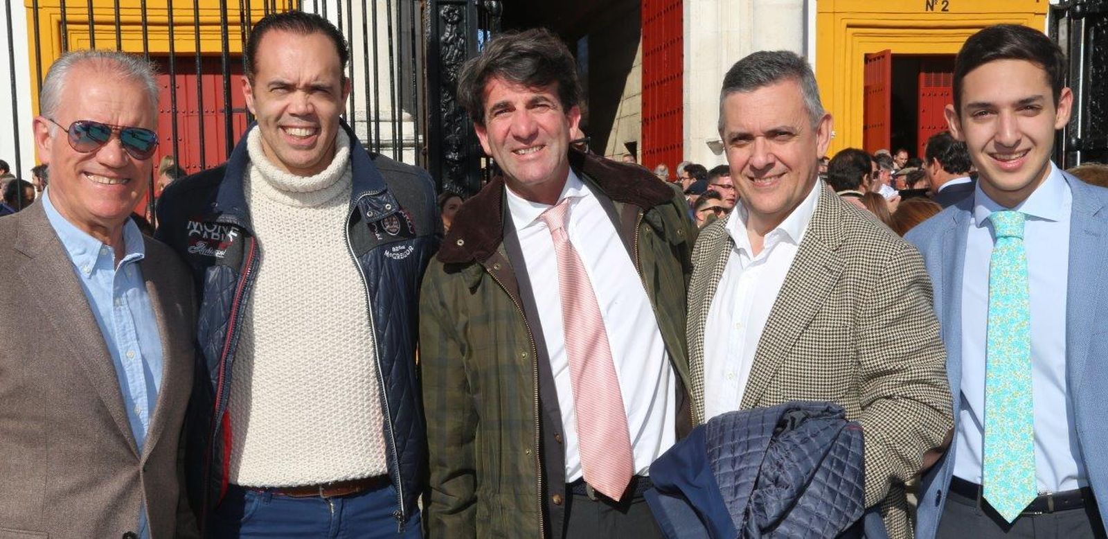 Domingo Pérez,  José Domingo Pérez, Carlos Donaire, Gabriel Dronda y Gabriel Dronda hijo.