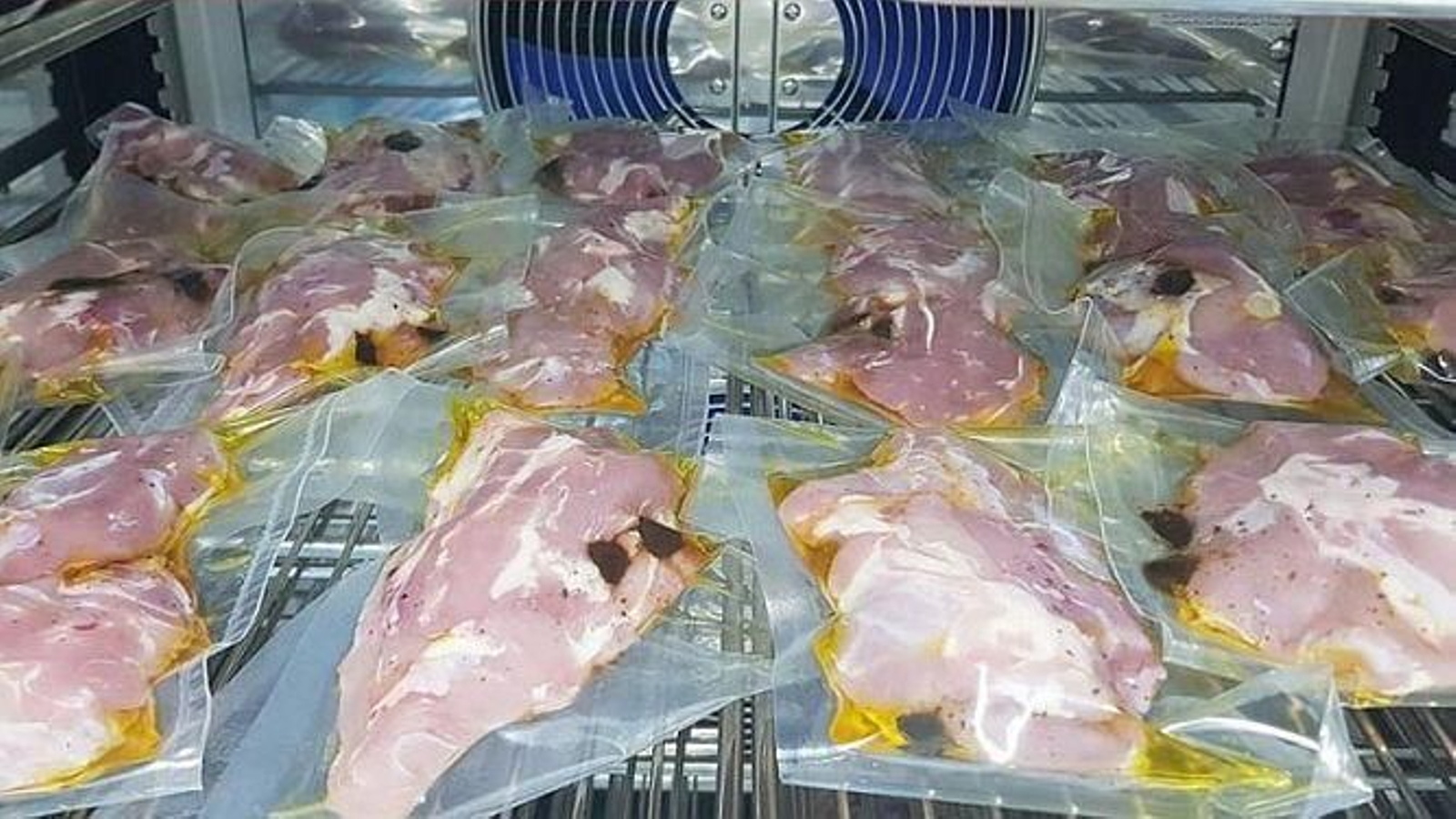 La carne hecha a baja temperatura y envasada