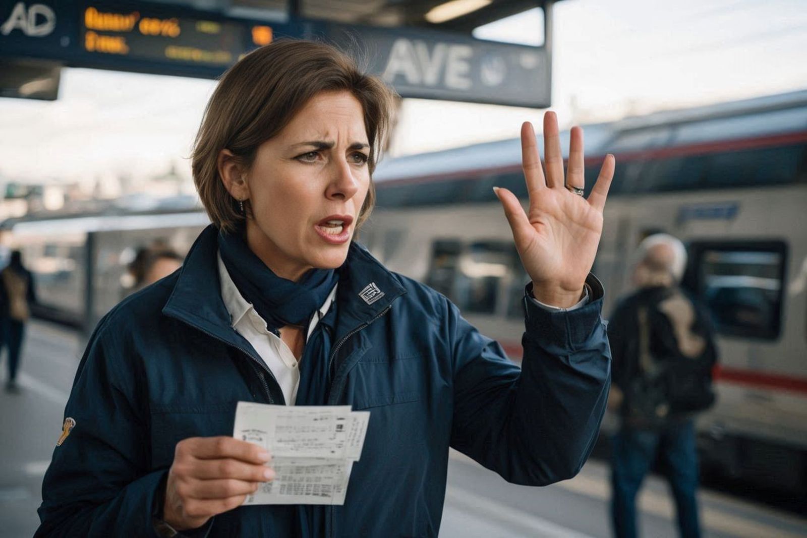 El TSJA avala el despido disciplinario de una trabajadora de Renfe. Imagen generada por IA.