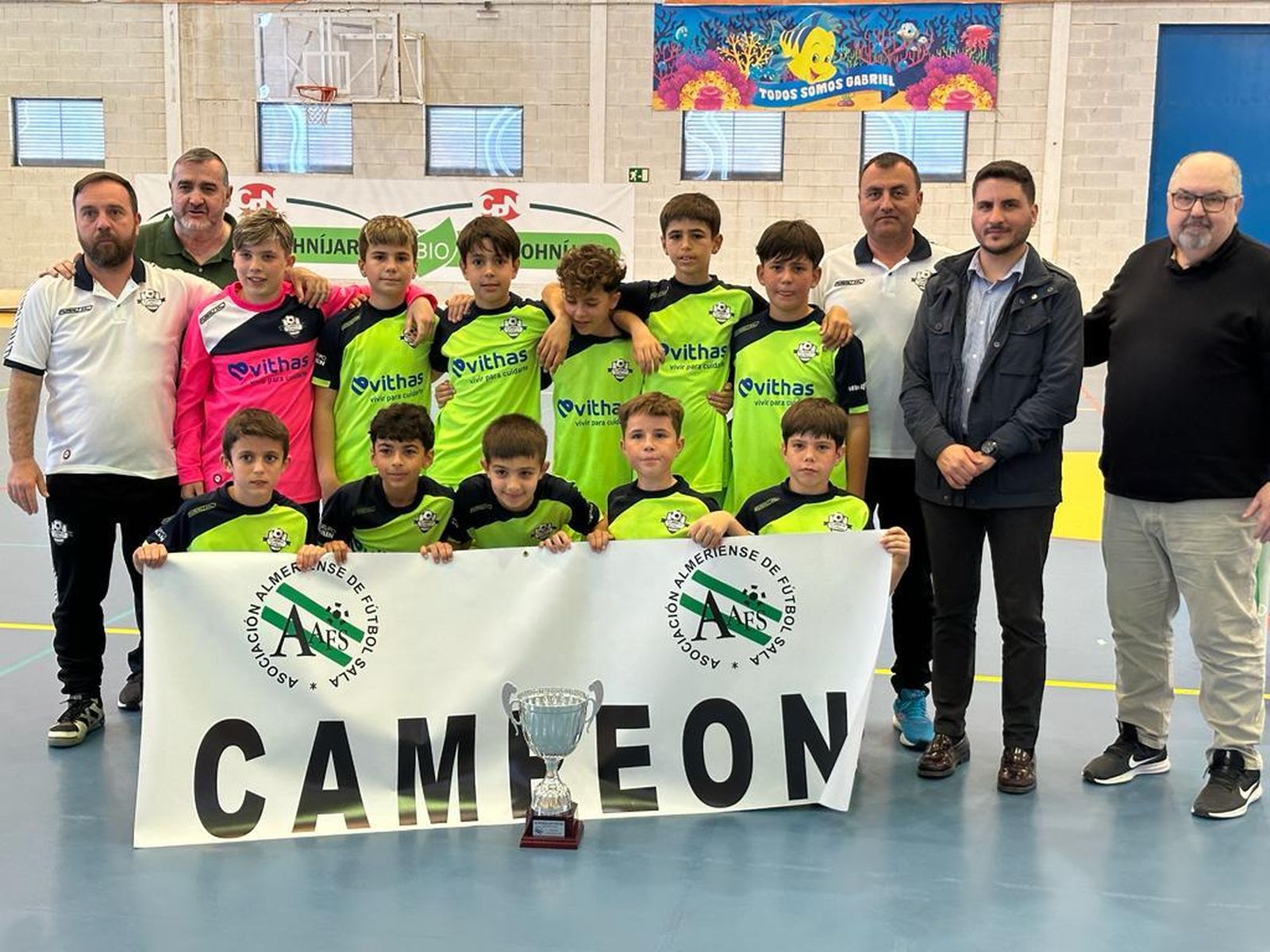 El Almería Futsal  se proclamó campeón en alevín